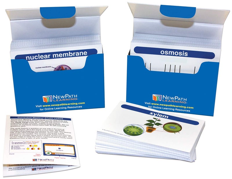 New Path Learning NewPath Learning Life Science Vocabulary Builder Flash Card Set, Middle School - Image 1